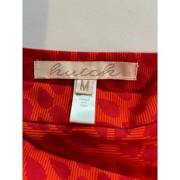 Anthropologie Hutch Wrap Skirt Womens Medium Side Tie Maxi Asymmetrical - Picture 9 of 10